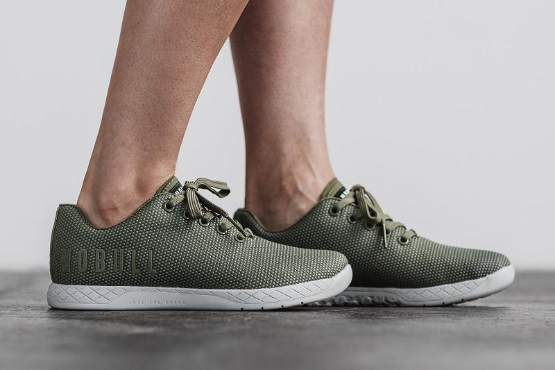 Women's Nobull Army Arctic Trainers Olive | SG A2996H